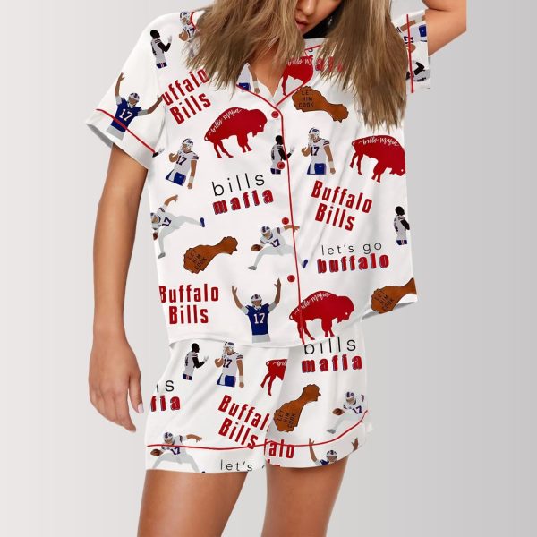 Let's Go Buffalo Football Pajama Set