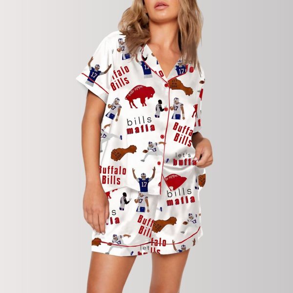 Let's Go Buffalo Football Pajama Set