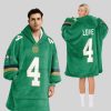 Love 4 Notre Dame Football Unisex Blanket Hoodie