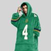 Love 4 Notre Dame Football Unisex Blanket Hoodie