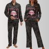 Love Is Blind Floral Skull Pajama Set