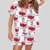 MAGA America Map 45 47 Better Coverage Than 5G Art Print Pajama Set