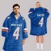 Madsen 4 Boise State Football Unisex Blanket Hoodie