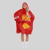 Mahomes 15 Ready To Roll Kansas City Football Unisex Blanket Hoodie2