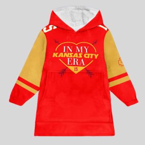 Mahomes In My Kasascity Era Unisex Blanket Hoodie