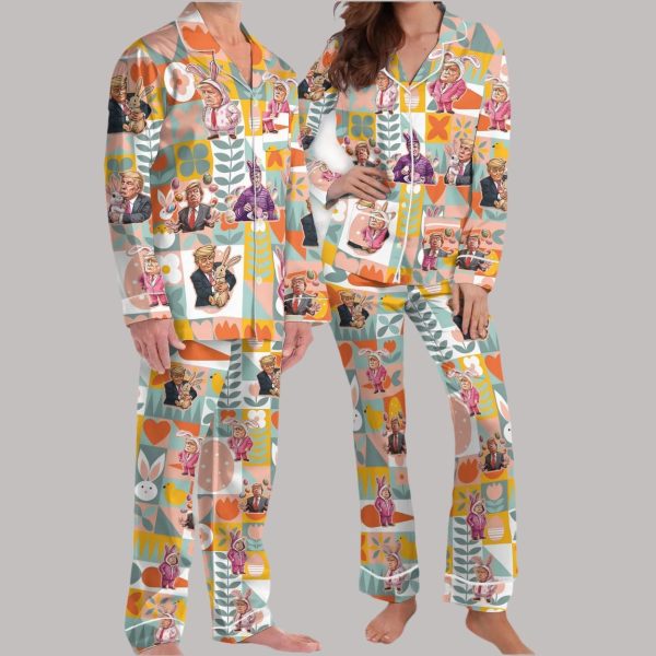 Make Easter Great Again Funny Trump Easter Pajama Set