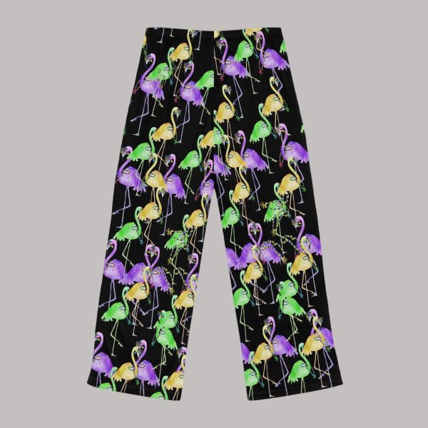 Mardi Gras Flamingos Pajama Pants