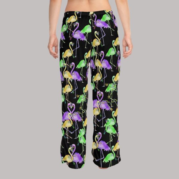 Mardi Gras Flamingos Pajama Pants