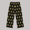 Mardi Gras Gold And Beads Pajama Pants