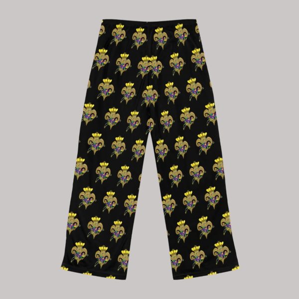 Mardi Gras Gold And Beads Pajama Pants