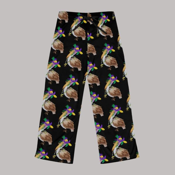 Mardi Gras Pelicans Pajama Pants