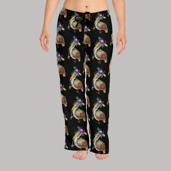 Mardi Gras Pelicans Pajama Pants