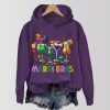 Mardi Gras Wine Glas Casual Hoodie