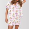 Martini Weenie Satin Pajama Set