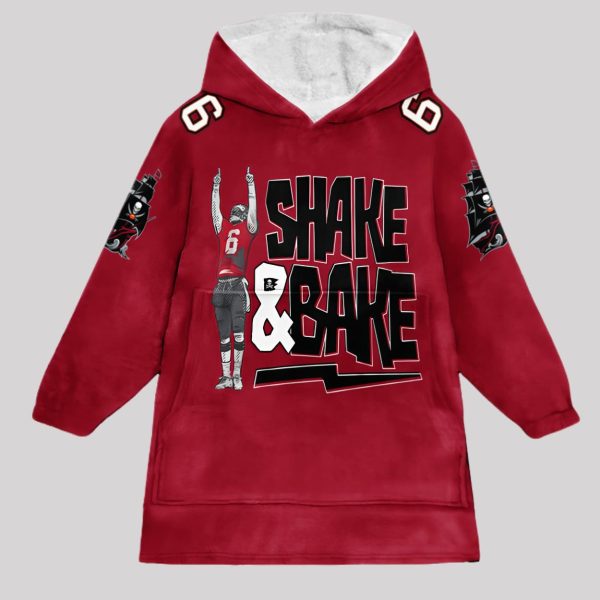 Mayfield Shake And Bake Buccaneers Football Unisex Blanket Hoodie