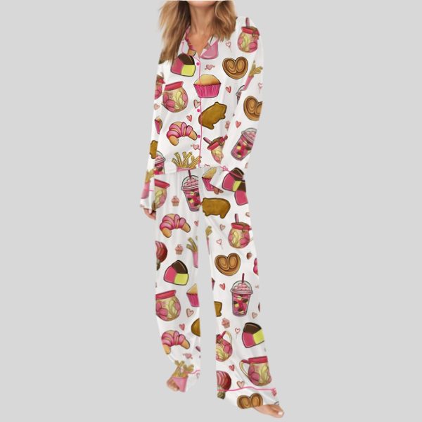 Mexican Dessert Satin Pajama Set