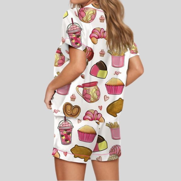 Mexican Dessert Satin Pajama Set