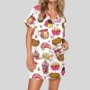 Mexican Dessert Satin Pajama Set