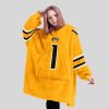 Mizzou 1 Missouri Football Unisex Blanket Hoodie2