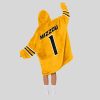 Mizzou 1 Missouri Football Unisex Blanket Hoodie3