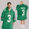 Montana 3 Notre Dame Football Unisex Blanket Hoodie