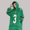 Montana 3 Notre Dame Football Unisex Blanket Hoodie