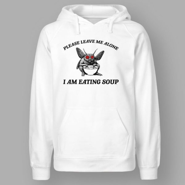 Mothman Eating Soup Please Leave Me Alone I Am Eating Soup Shirt