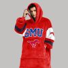 Mustangs Football Kick 'Em 'Stangs Blanket Hoodie