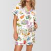 New Orleans Louisiana Satin Pajama Set