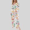 New York City Travel Satin Pajama Set