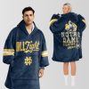 Notre Dame Football All Fight Blanket Hoodie