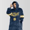 Notre Dame Football All Fight Blanket Hoodie