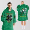 Notre Dame Football They Not Like Us Unisex Blanket Hoodie