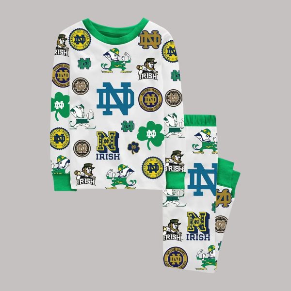 Notre Dame Irish Football Pajama Set