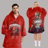 Ohio State 2025 Rose Bowl Game Champions Unisex Blanket Hoodie