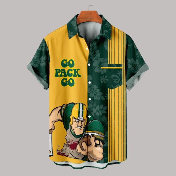 Packers Go Pack Go Hawaiian Shirt