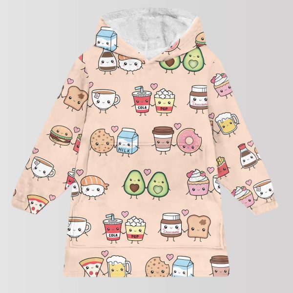 Perfect Match Kawaii Blanket Hoodie