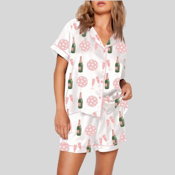 Pickleball Champagne Pajama Set