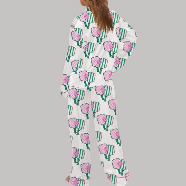 Pickleballer Satin Pajama Set