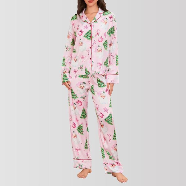 Pink Christmas Wonderland Pajama Set