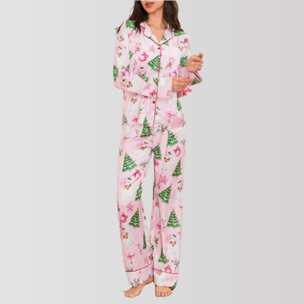 Pink Christmas Wonderland Pajama Set