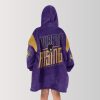 Ravens Purple Rising Unisex Blanket Hoodie