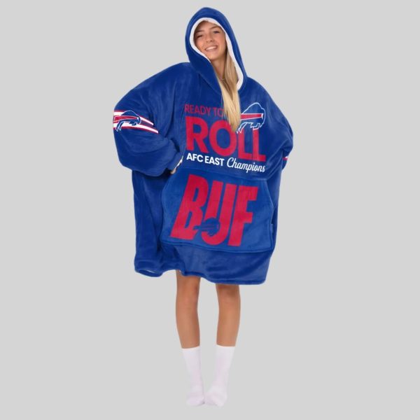 Ready To Roll Buffalo Bills Football Unisex Blanket Hoodie