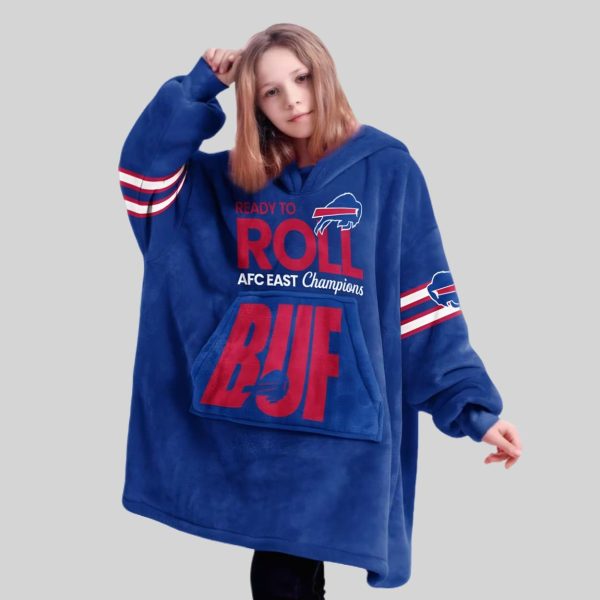 Ready To Roll Buffalo Bills Football Unisex Blanket Hoodie