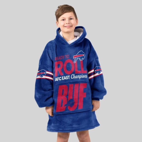 Ready To Roll Buffalo Bills Football Unisex Blanket Hoodie