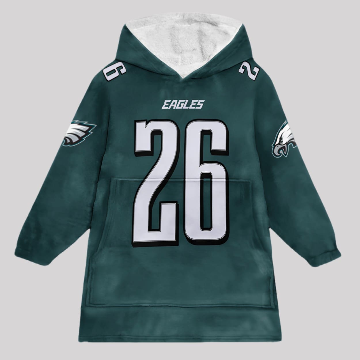 Run It Back 26 Philadelphia Football Unisex Blanket Hoodie