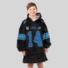 ST.Brown 14 Detroit Football Unisex Blanket Hoodie4