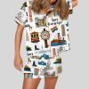 San Francisco Travel Satin Pajama Set