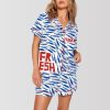 Sardine Fresh Art Print Pajama Set