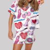 Short N Sweet Satin Pajama Set 3